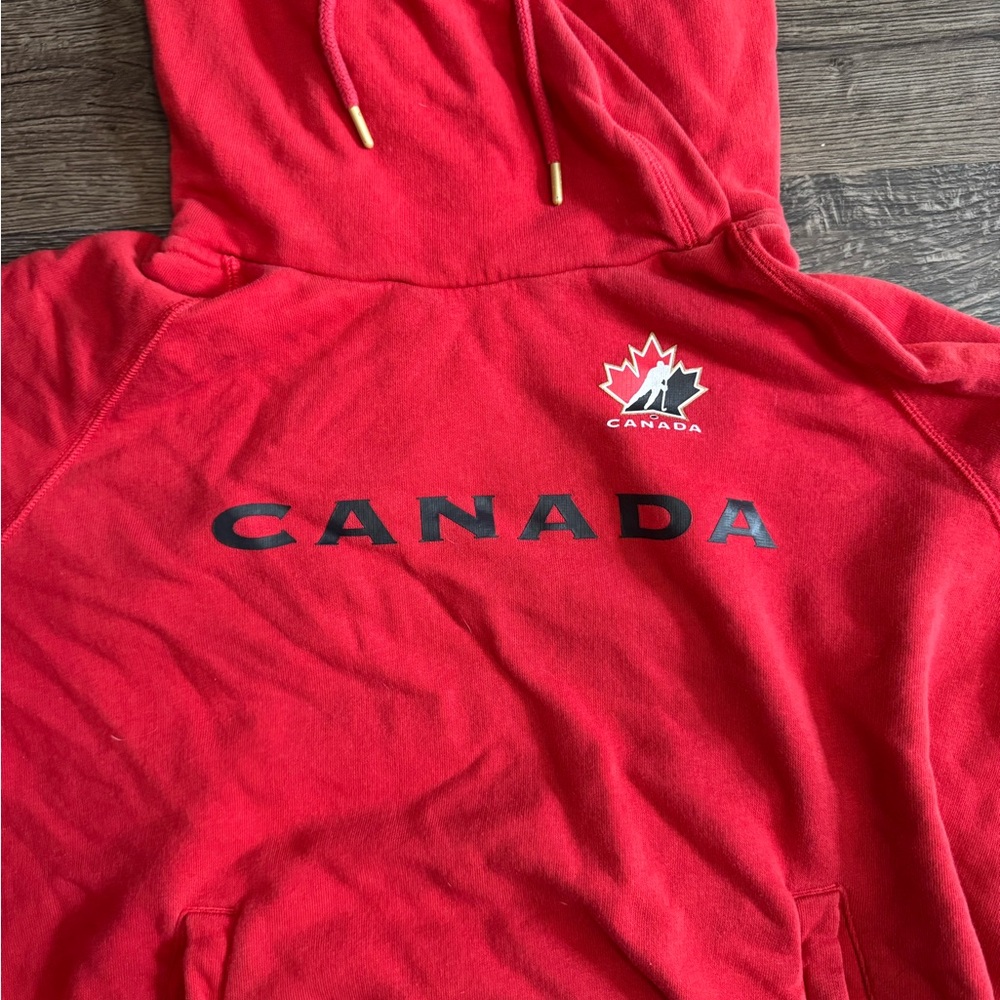 Nike Red Team Canada Hoodie View 2